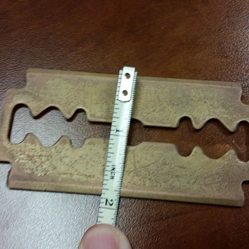 FOR A REAL CUT UP box and blade.